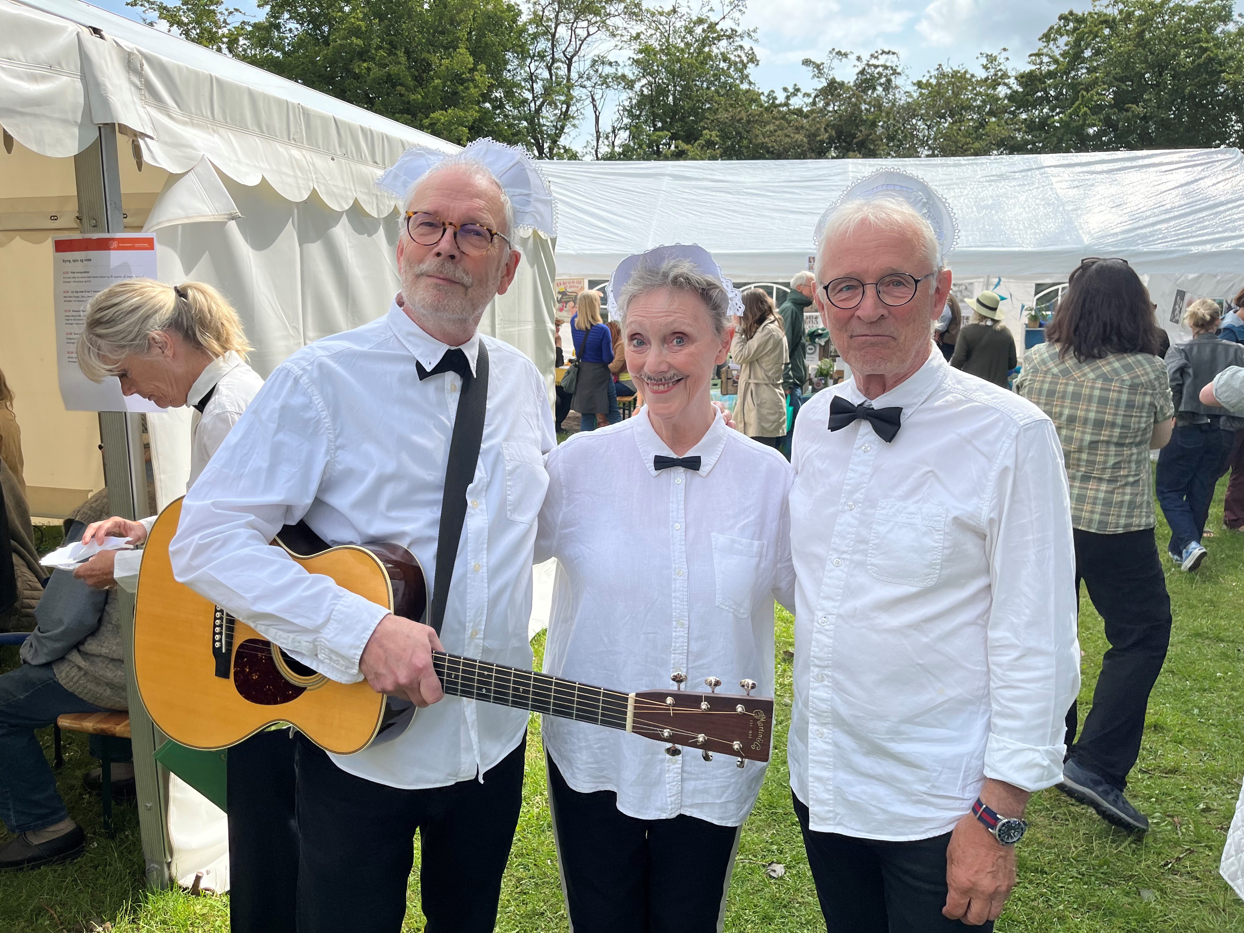 Musikertrioen Niels Bugge, Bente Eskesen og John Larsen