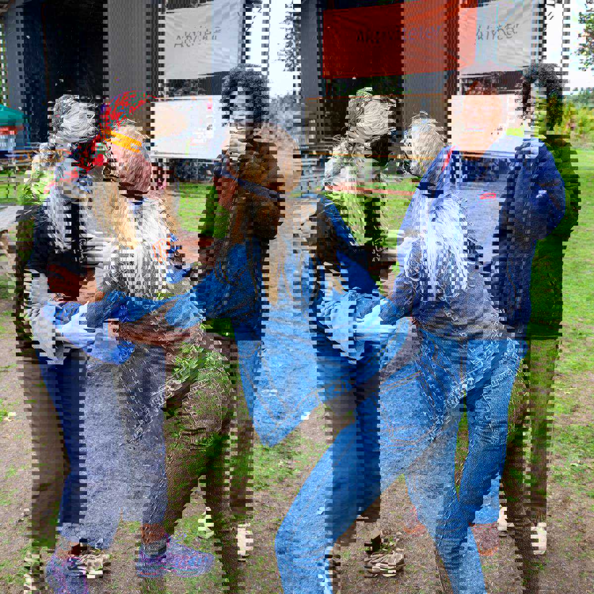 Glade mennesker på Folkemødet